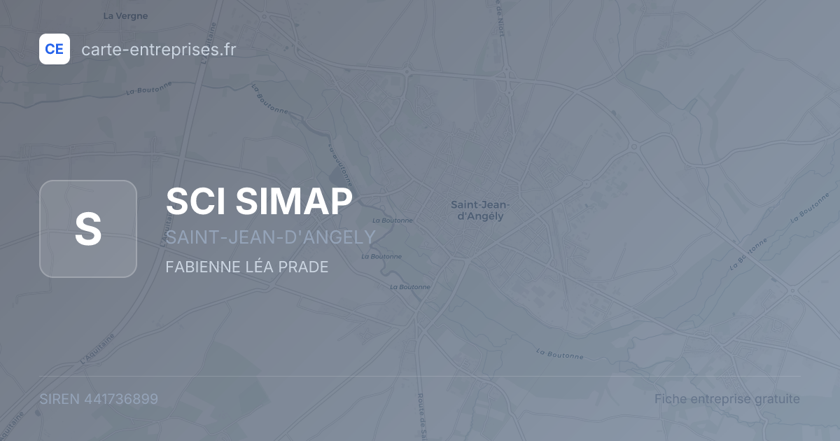 SCI SIMAP — 441736899 — fiche entreprise