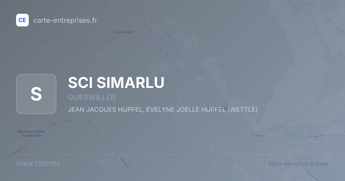 SCI SIMARLU — 751121112 — fiche entreprise