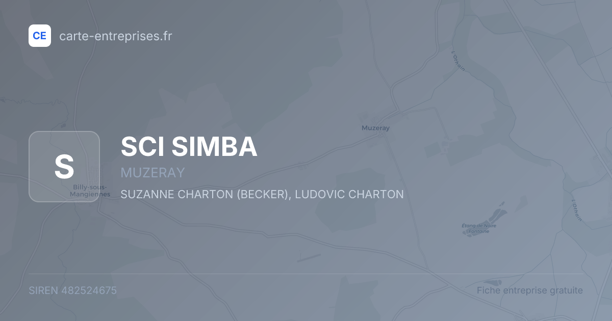 SCI SIMBA — 482524675 — fiche entreprise