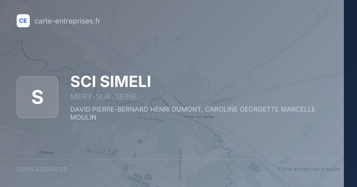 SCI SIMELI — 830554150 — fiche entreprise