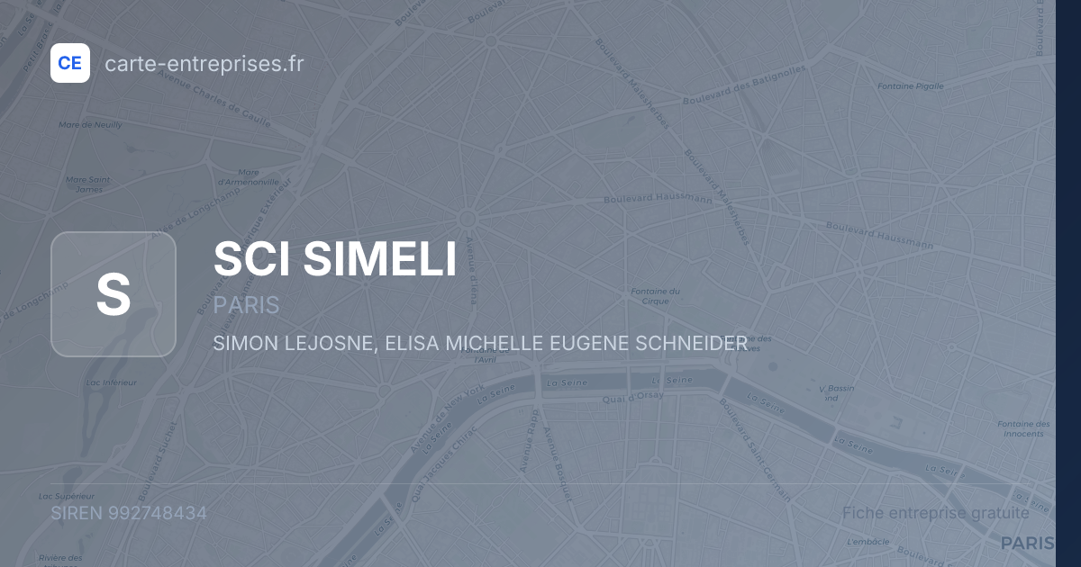 SCI SIMELI — 992748434 — fiche entreprise