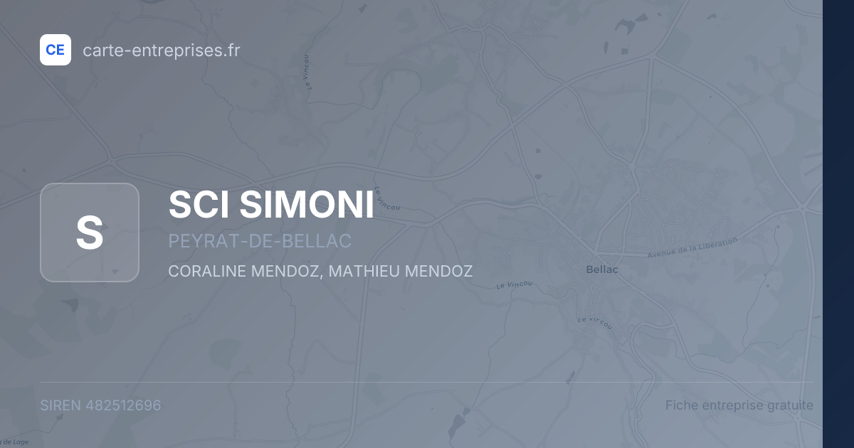 SCI SIMONI — 482512696 — fiche entreprise