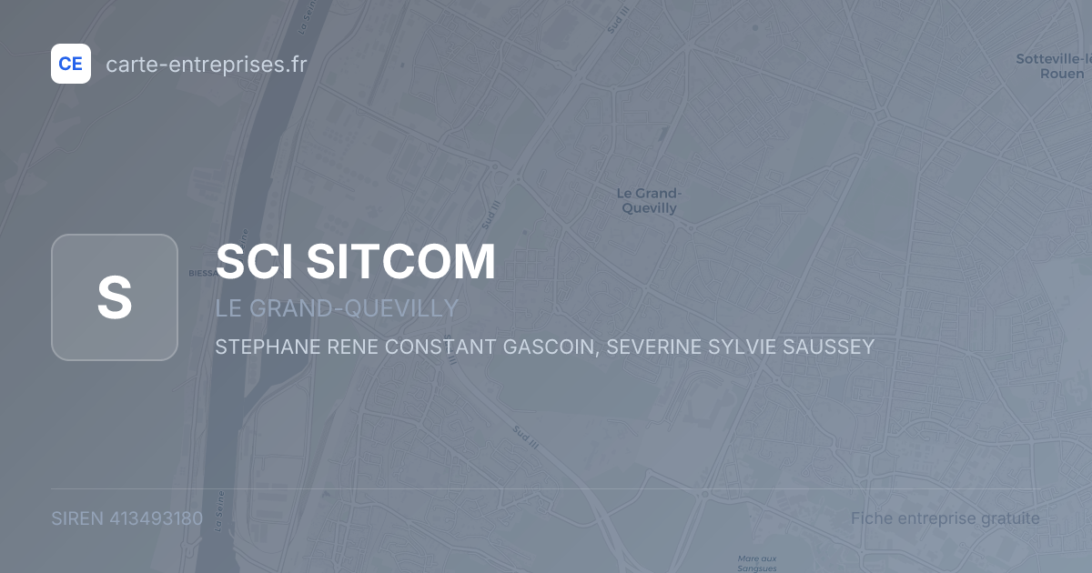 SCI SITCOM — 413493180 — fiche entreprise
