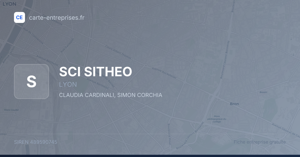 SCI SITHEO — 489590745 — fiche entreprise