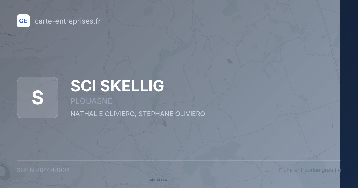 SCI SKELLIG — 484044904 — fiche entreprise