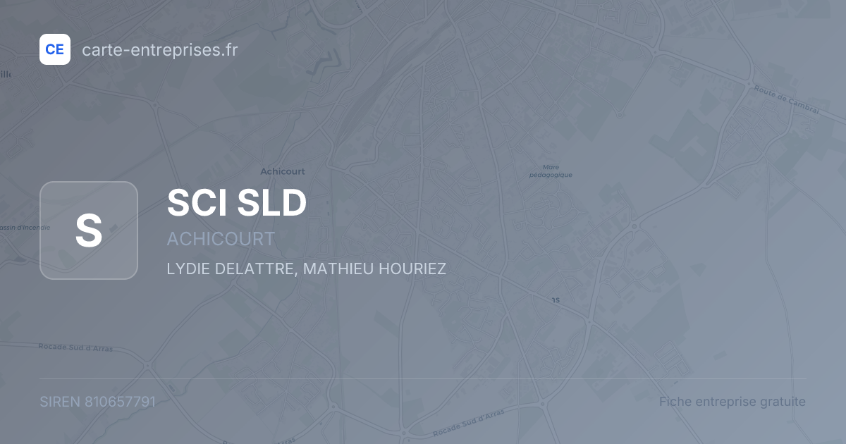 SCI SLD — 810657791 — fiche entreprise