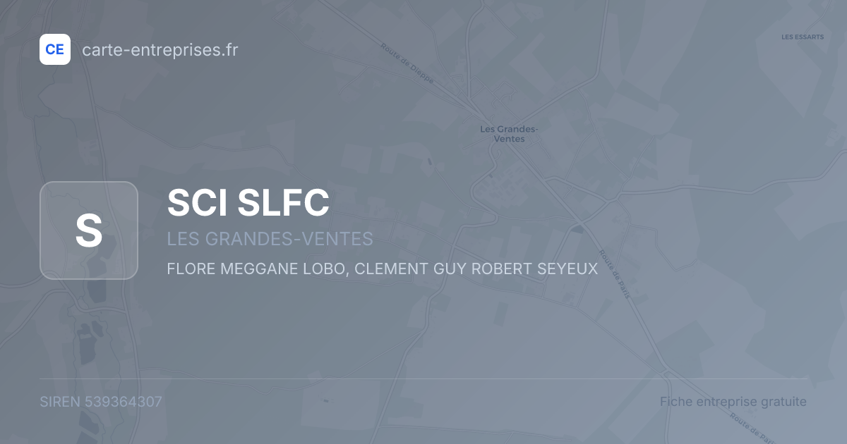 SCI SLFC — 539364307 — fiche entreprise