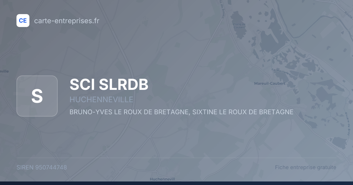 SCI SLRDB — 950744748 — fiche entreprise