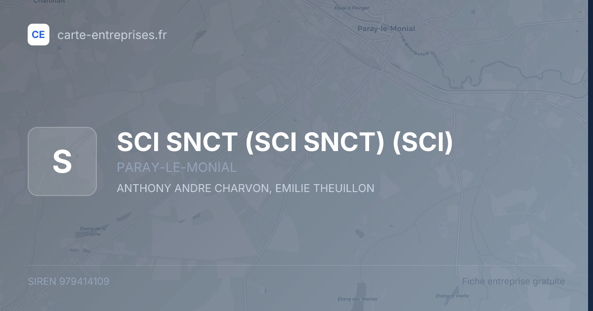 SCI SNCT (SCI SNCT) (SCI) — 979414109 — fiche entreprise