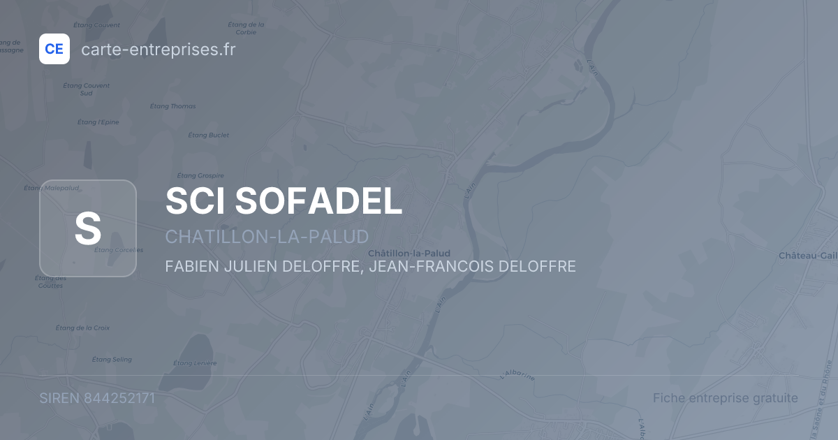SCI SOFADEL — 844252171 — fiche entreprise