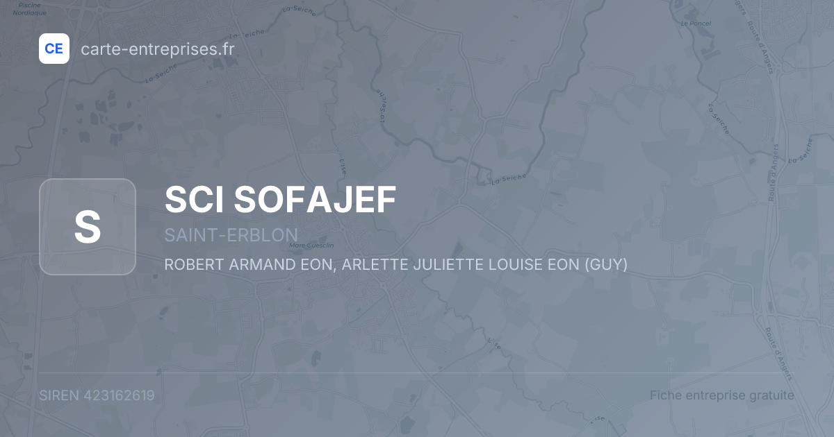 SCI SOFAJEF — 423162619 — fiche entreprise