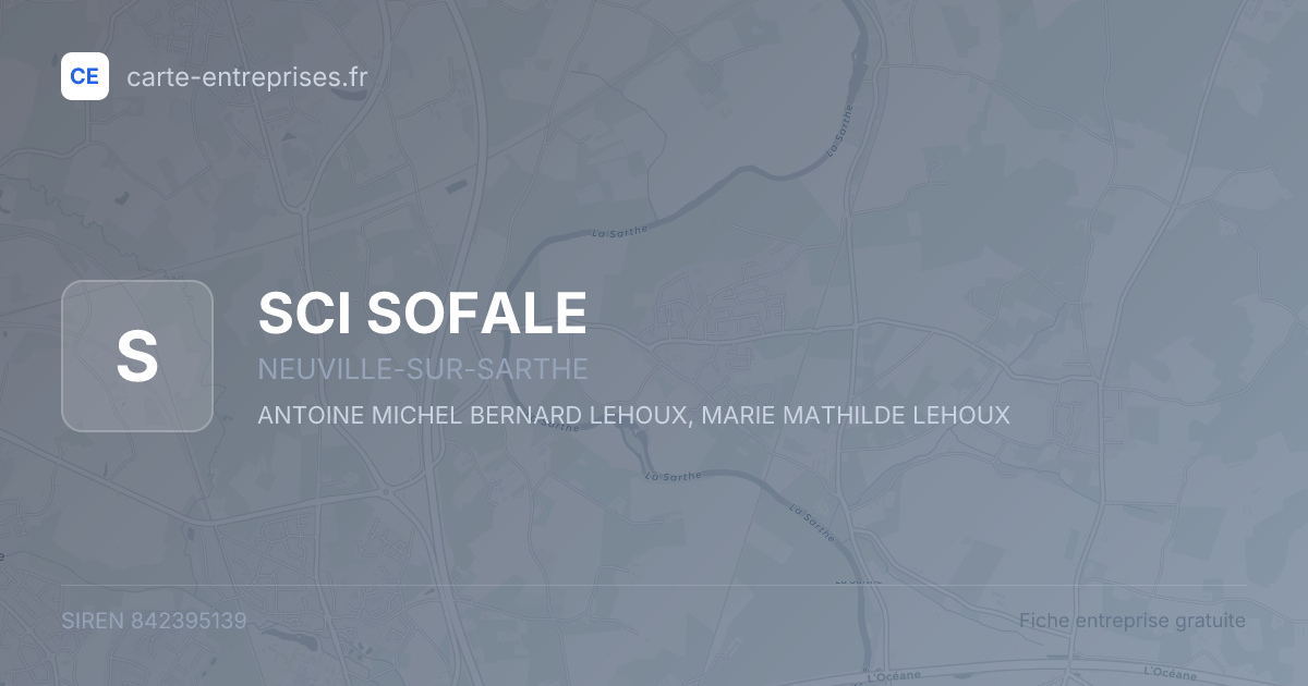 SCI SOFALE — 842395139 — fiche entreprise