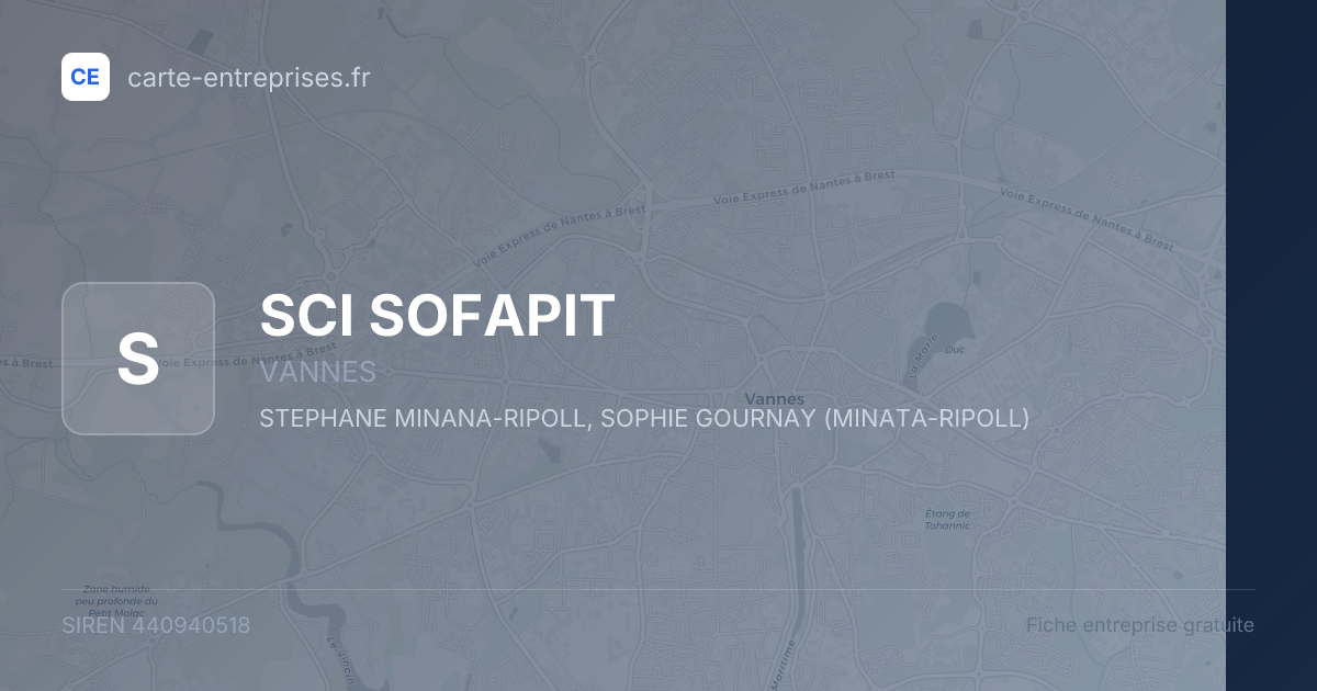 SCI SOFAPIT — 440940518 — fiche entreprise