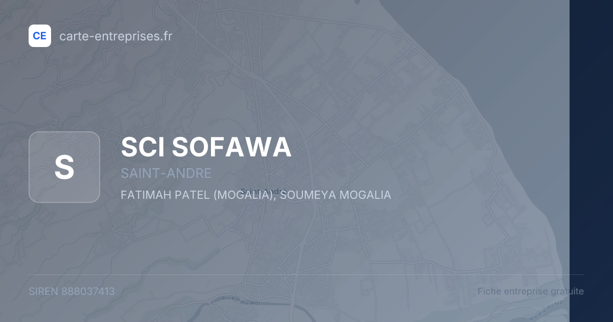 SCI SOFAWA — 888037413 — fiche entreprise