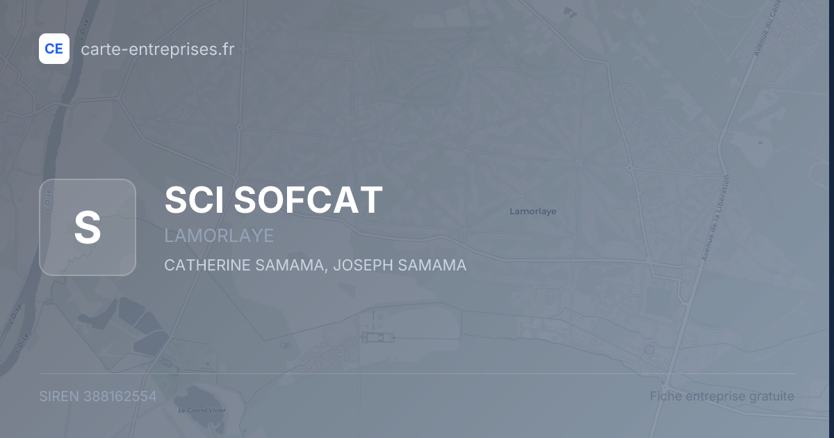 SCI SOFCAT — 388162554 — fiche entreprise