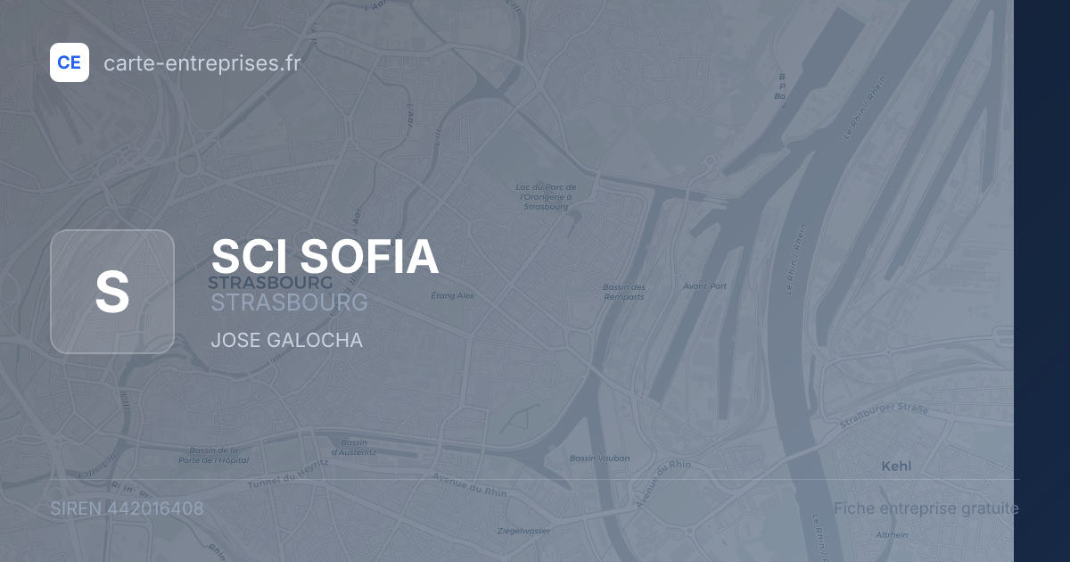 SCI SOFIA — 442016408 — fiche entreprise