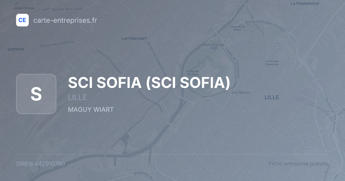 SCI SOFIA — 442910790 — fiche entreprise