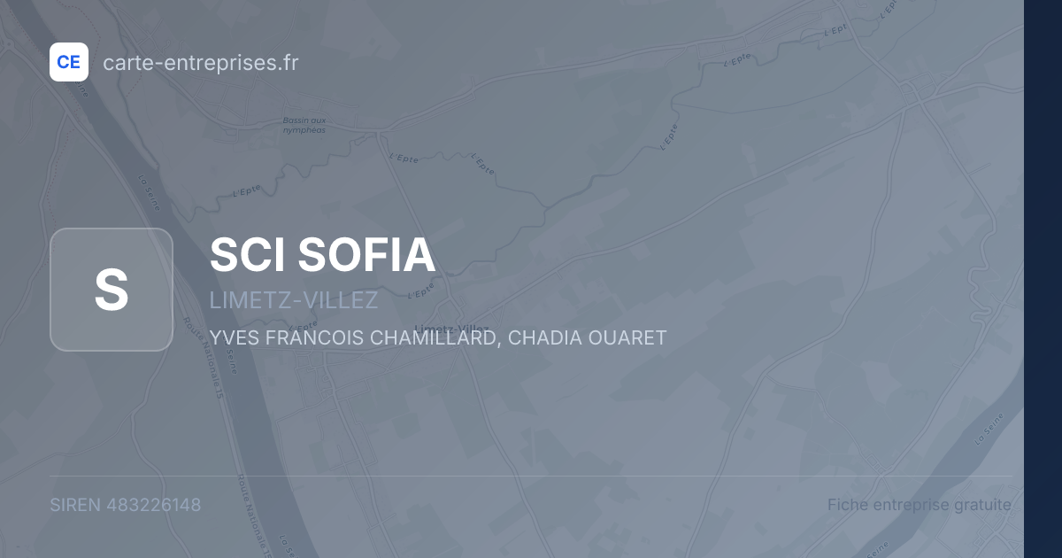 SCI SOFIA — 483226148 — fiche entreprise