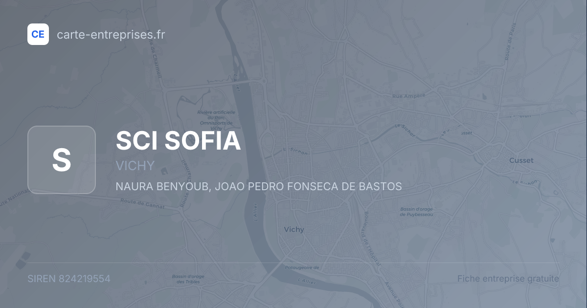 SCI SOFIA — 824219554 — fiche entreprise