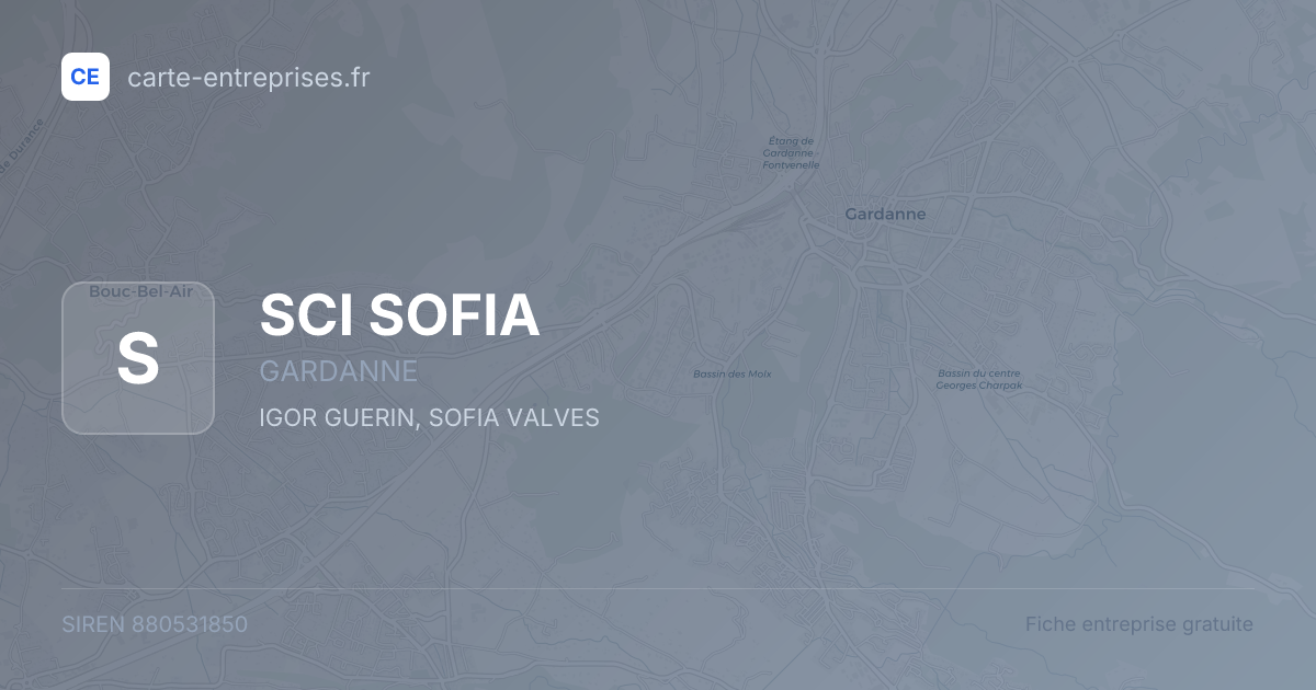 SCI SOFIA — 880531850 — fiche entreprise