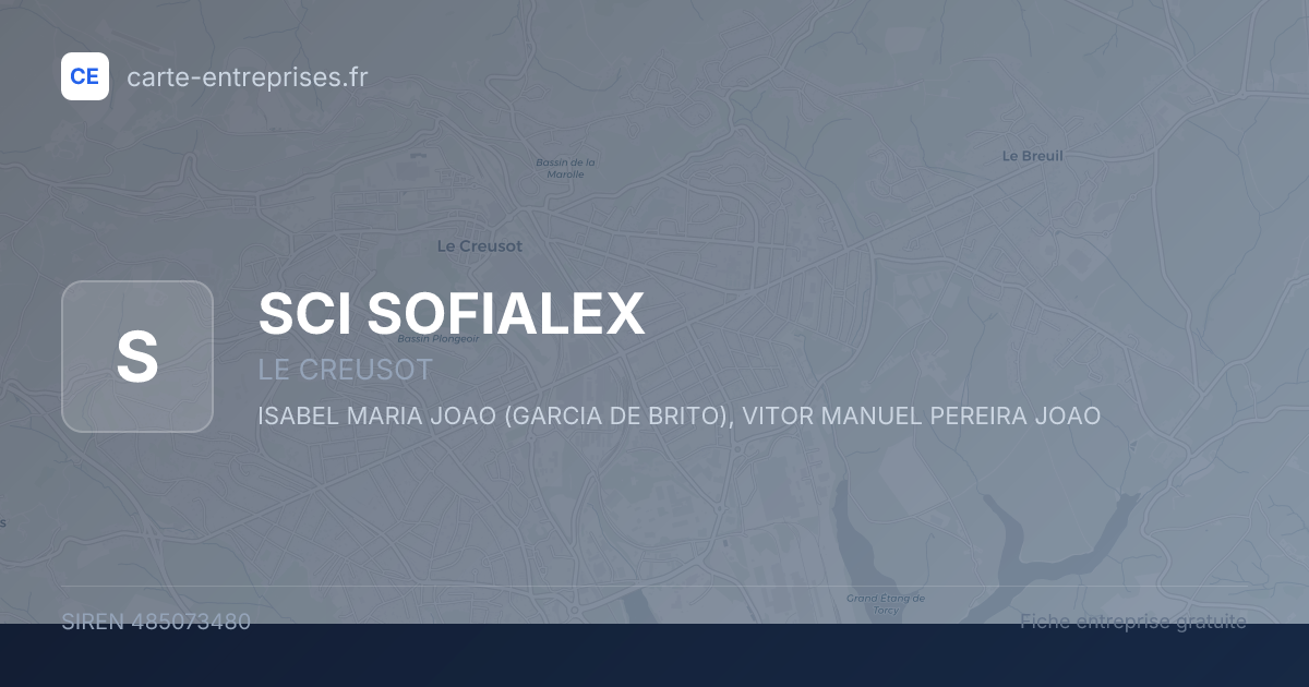 SCI SOFIALEX — 485073480 — fiche entreprise