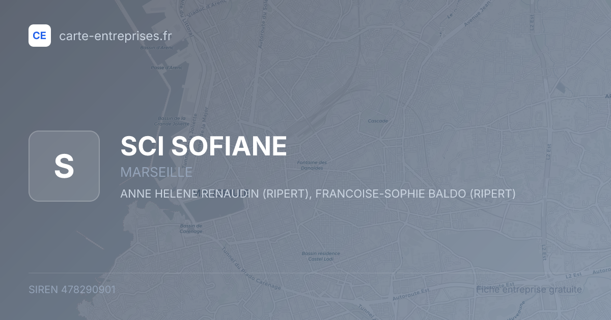 SCI SOFIANE — 478290901 — fiche entreprise