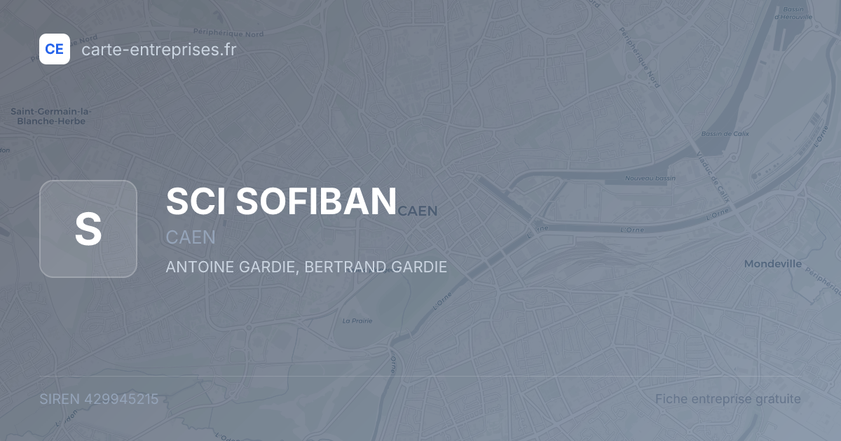 SCI SOFIBAN — 429945215 — fiche entreprise