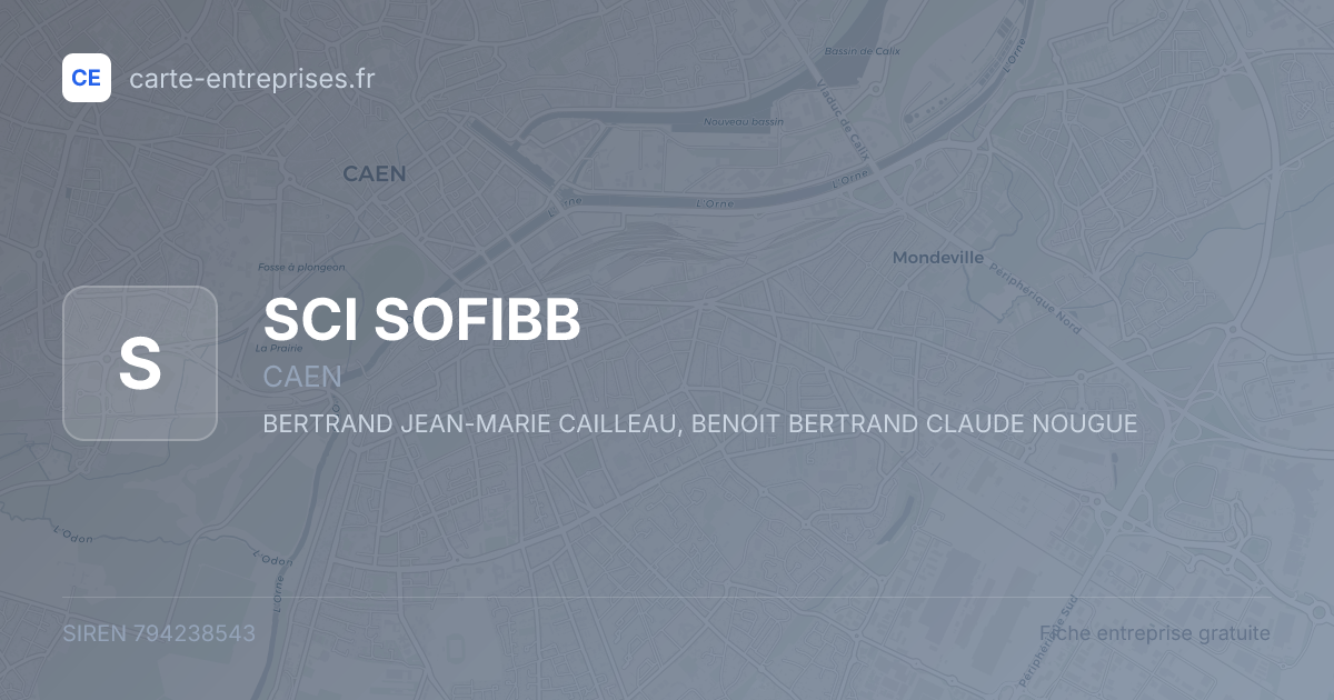 SCI SOFIBB — 794238543 — fiche entreprise