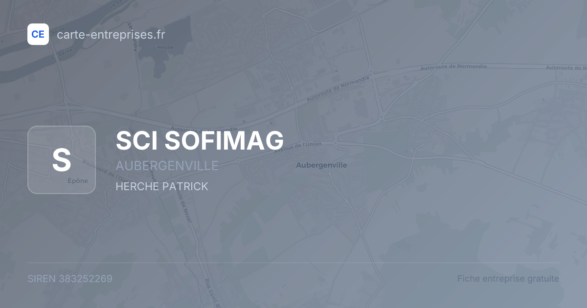 SCI SOFIMAG — 383252269 — fiche entreprise