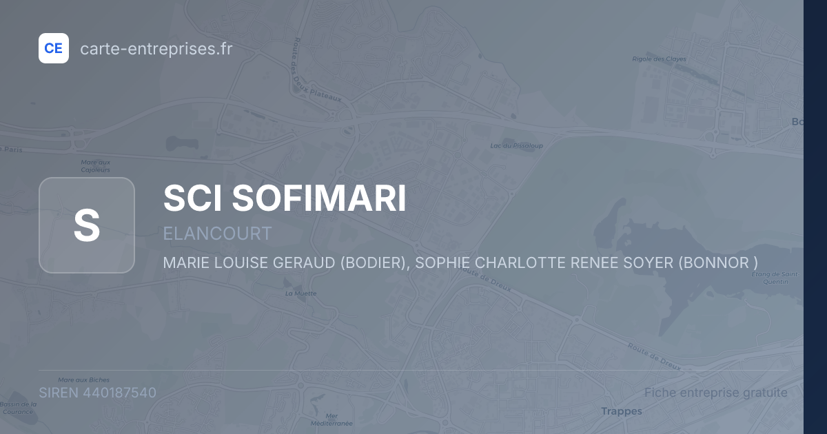 SCI SOFIMARI — 440187540 — fiche entreprise