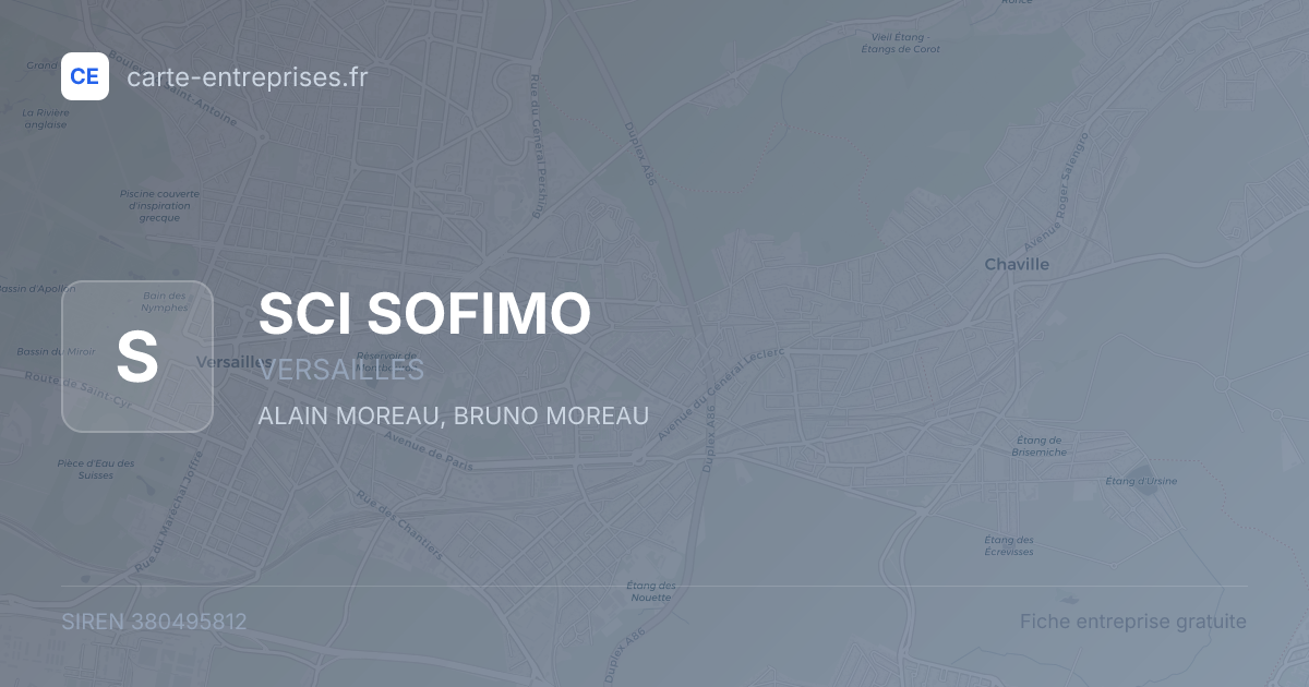 SCI SOFIMO — 380495812 — fiche entreprise