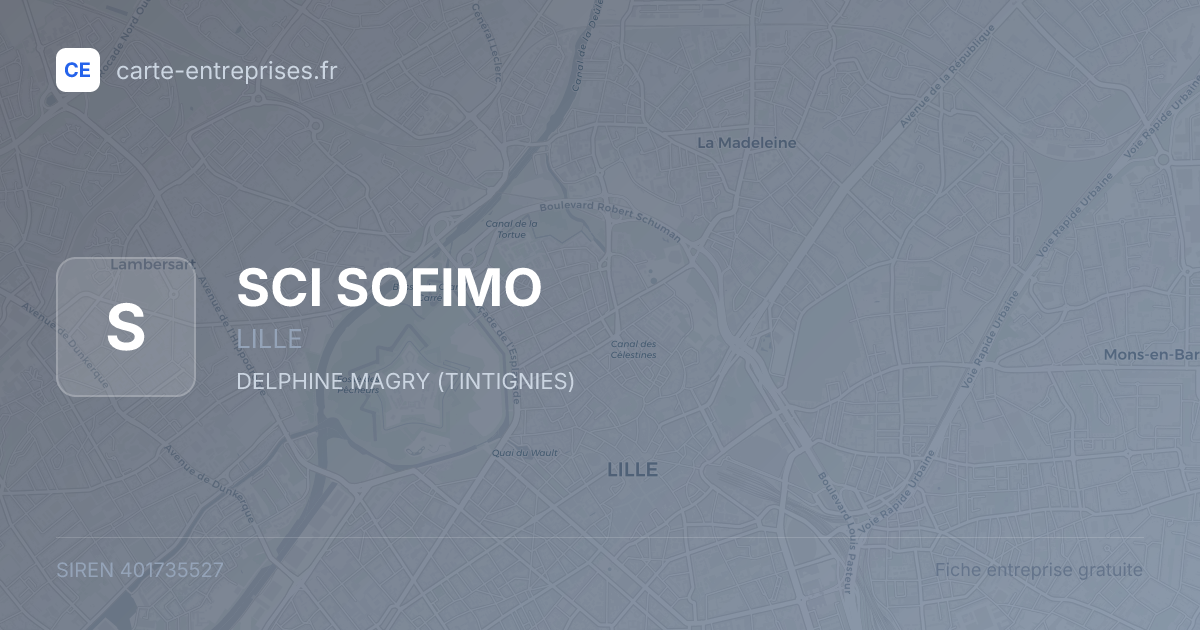SCI SOFIMO — 401735527 — fiche entreprise