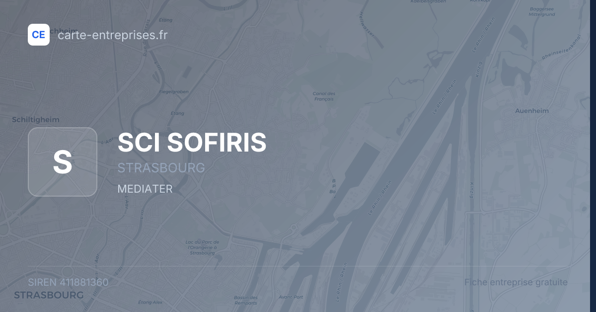 SCI SOFIRIS — 411881360 — fiche entreprise
