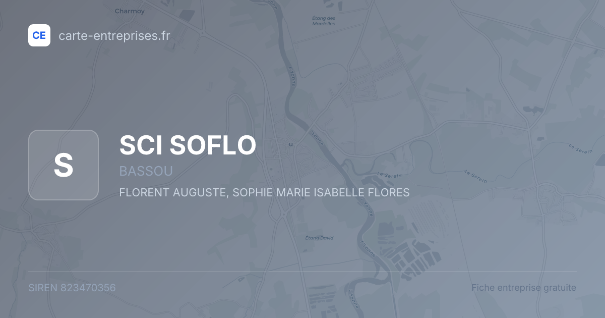 SCI SOFLO — 823470356 — fiche entreprise