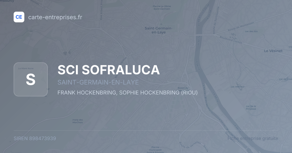 SCI SOFRALUCA — 898473939 — fiche entreprise