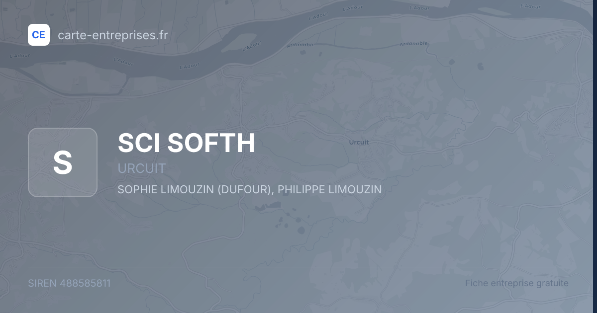 SCI SOFTH — 488585811 — fiche entreprise