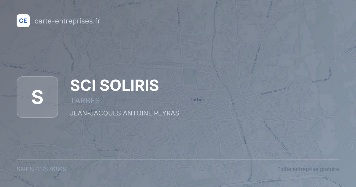SCI SOLIRIS — 417576899 — fiche entreprise