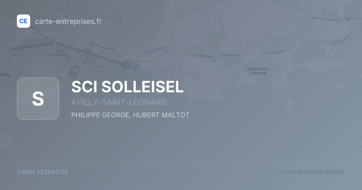 SCI SOLLEISEL — 433897139 — fiche entreprise