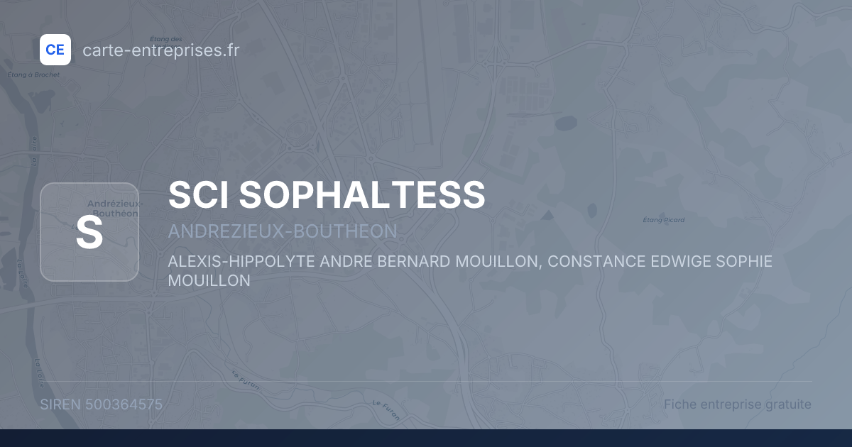 SCI SOPHALTESS — 500364575 — fiche entreprise