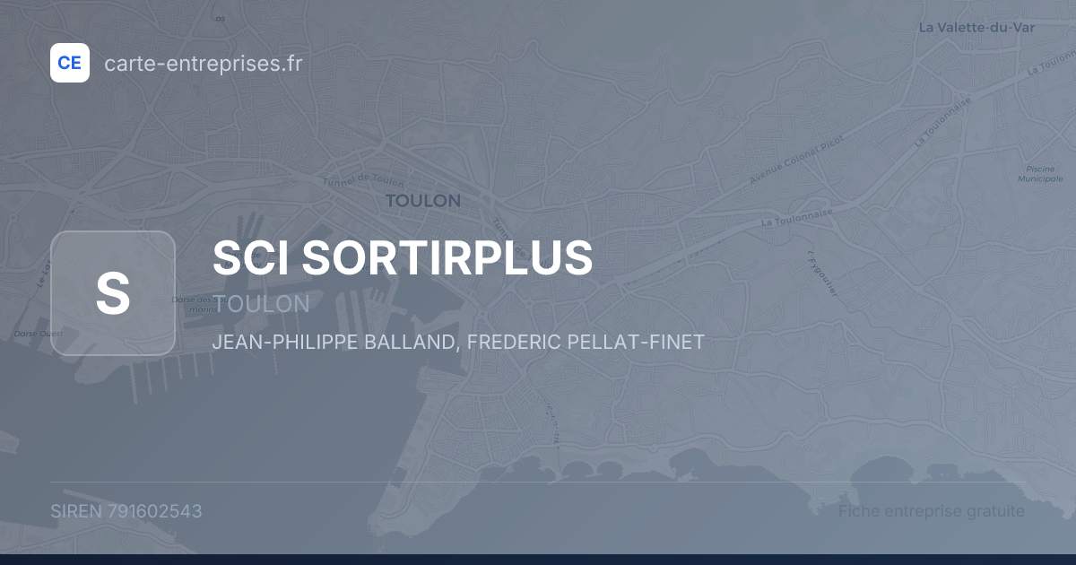 SCI SORTIRPLUS — 791602543 — fiche entreprise