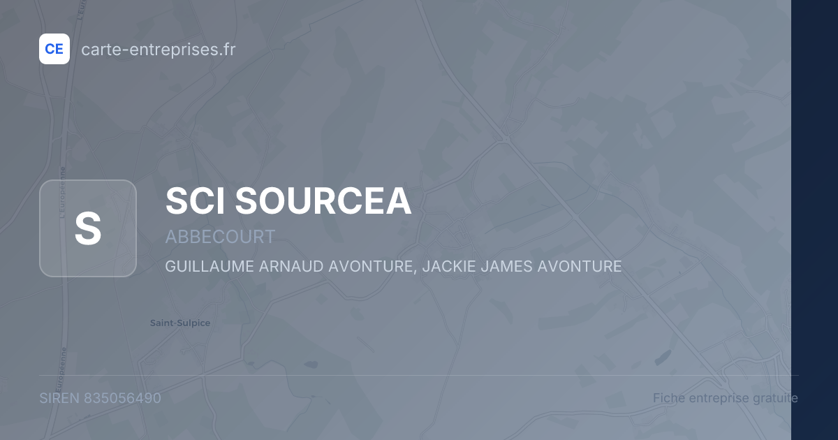 SCI SOURCEA — 835056490 — fiche entreprise