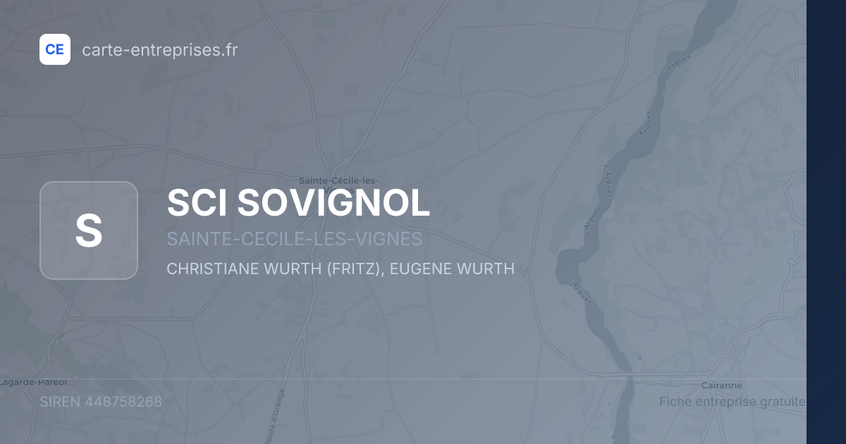 SCI SOVIGNOL — 448758268 — fiche entreprise