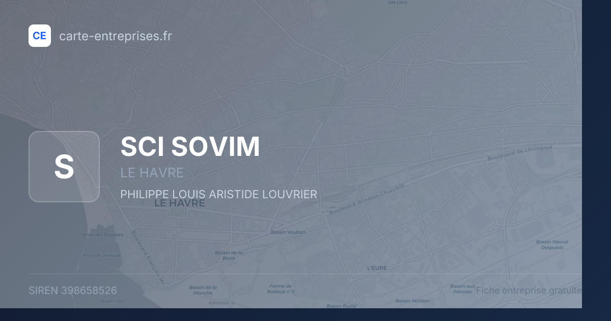 SCI SOVIM — 398658526 — fiche entreprise