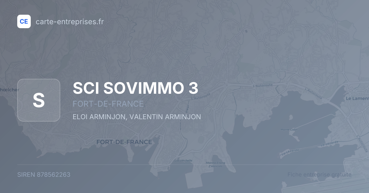 SCI SOVIMMO 3 — 878562263 — fiche entreprise