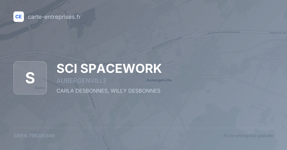 SCI SPACEWORK — 799285846 — fiche entreprise