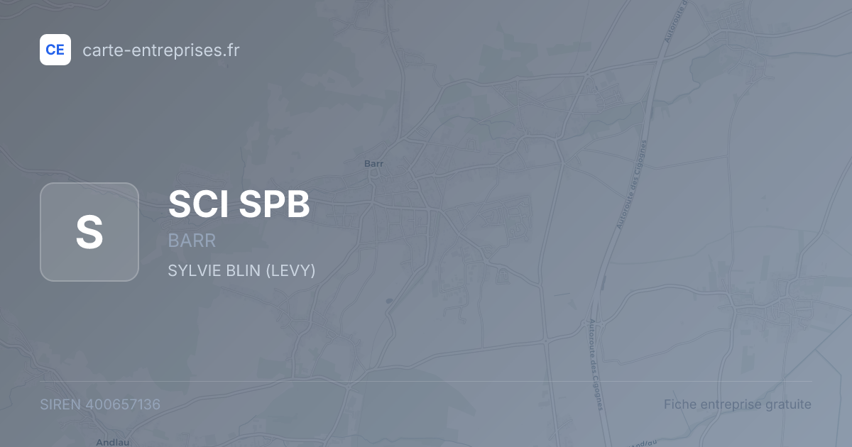 SCI SPB — 400657136 — fiche entreprise