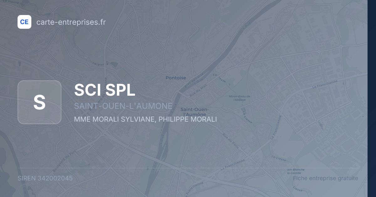 SCI SPL — 342002045 — fiche entreprise