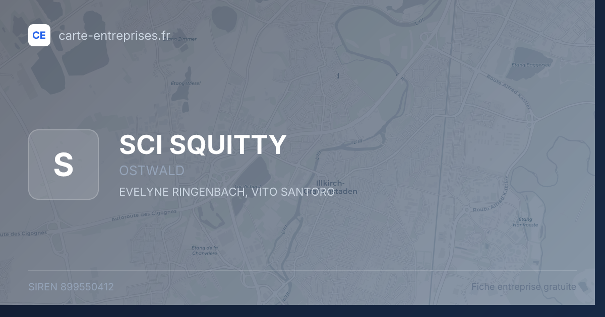 SCI SQUITTY — 899550412 — fiche entreprise