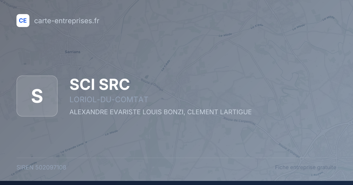 SCI SRC — 502097108 — fiche entreprise