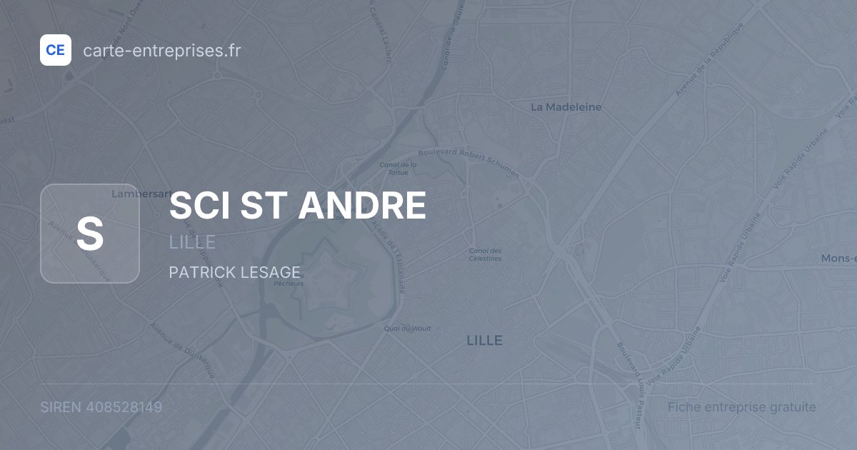 SCI ST ANDRE — 408528149 — fiche entreprise